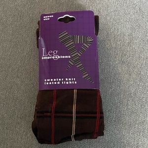 Sweater knight footed tights